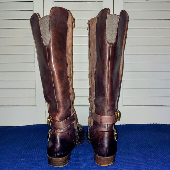 Lucky Brand Leather and Suede Boots - Size 8 - Picture 4 of 6